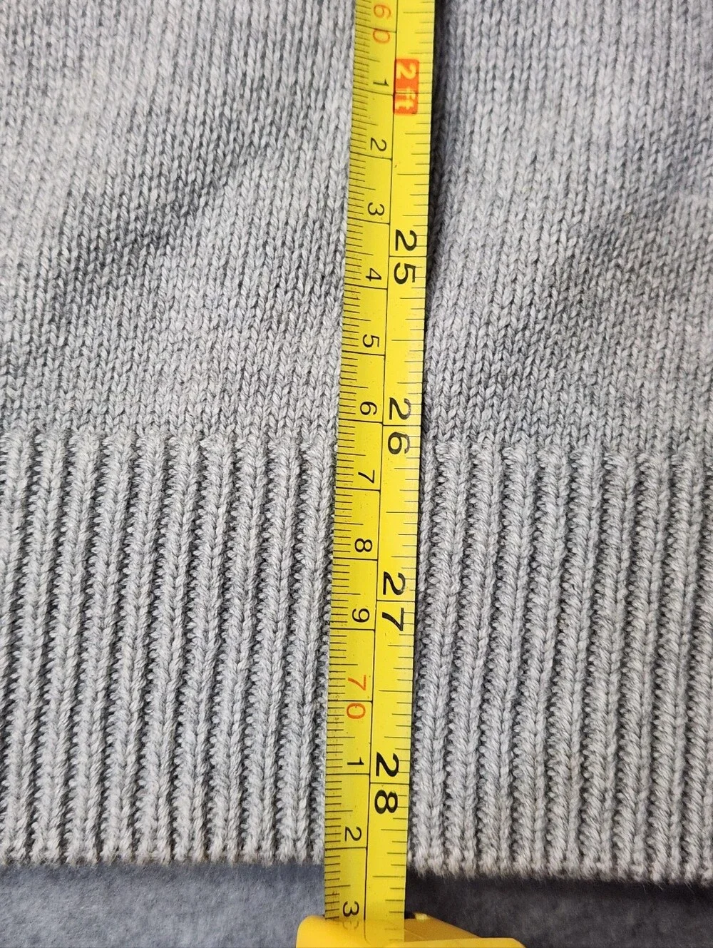 Chaps Men’s Gray And Blue Crewneck Sweater Size XXL